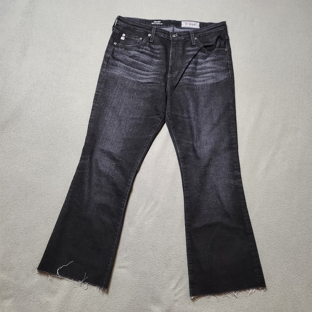 AG Jodi High Rise Slim Flare Crop Jeans Sz 31R